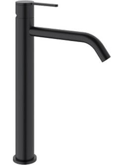 Carla 690312MB Μπαταρία Νιπτήρος Επιτραπέζια Black Mat με Βαλβίδα