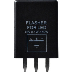 LED FLASHER (ΦΛΑΣΙΕΡΑ) 12V 0,1-150W 4 ΕΠΑΦΩΝ (L+) mTECH - 1 Τεμ