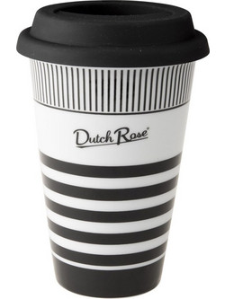 Dutch Rose Κούπα Πορσελάνης Stripe Fine Bone China 370ml