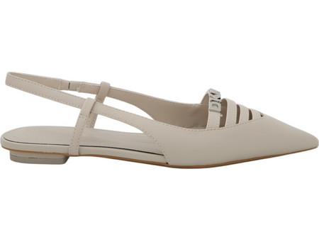Μπαλαρίνα DKNY Slingback Mikado K1524221-SOFT WHITE Γυναικείο