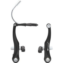 FORCE ΣΕΤ ΦΡΕΝΑ ΠΟΔΗΛΑΤΟΥ (ΕΜΠΡΟΣ-ΠΙΣΩ) V-BRAKE ΜΑΥΡΑ ΑΛΟΥΜΙΝΙΟΥ 40652