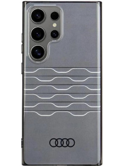 Audi IML Geometric Pattern Case S24 Ultra S928 black/black hardcase AU-IMLS24U-A6/D3-BK