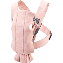 BabyBjorn Mini 3D Jersey Μάρσιπος με Μέγιστο Βάρος 11kg Ροζ