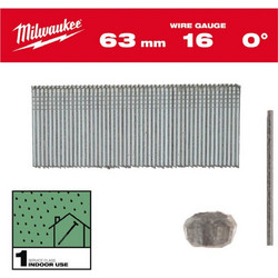 Milwaukee 4932498317 - ΚΑΡΦΙ ΦΙΝ/ΣΜΑΤΟΣ ΓΙΑ Μ18 FN16GS 63mm 2500τμχ MW