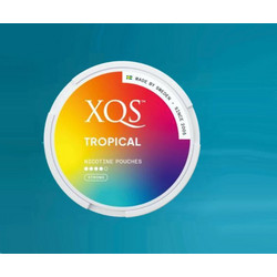 XQS σακουλάκια νικοτίνης TROPICAL STRONG 20 8mg Νικοτίνη (Made in Sweden)