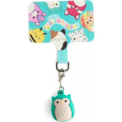Lazerbuilt Squishmallows Winston the Owl Mobile Charm - Universal Μπρελόκ Κινητού με Pad Σύνδεσης