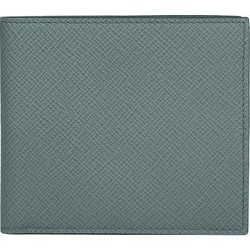 Πορτοφόλι Smythson Card Slot Wallet Leather Dark Teal Green
