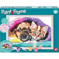 Paint &amp Frame Ζωγραφίζω με Αριθμούς Sweet Friendship - AS