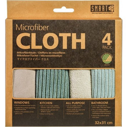 Smart Microfibre Πανάκια Καθαρισμού 4τμχ 17660