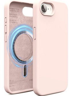 Θήκη iPhone 17e / 16e Elago Magnetic Silicone Case Premium Σιλικόνης με MagSafe - Lovely Pink (ESE4MSSC-LPK)