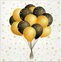 xαρτοπετσέτες BALLOONS σετ20τμχ 33x33cm