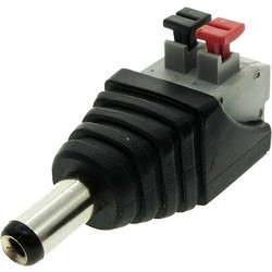 E-zy EZ-MDCP2 DC Plug/Male 2.1mm to spring terminal block