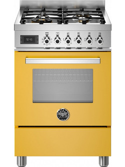 Bertazzoni PRO64L1EGIT Κουζίνα Ηλεκτρική 58lt με Εστίες Αερίου 59.5cm