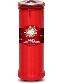 Clever Casa Κερί Αφιέρωσης Premium Τ50. Κόκκινο 65 Ωρών