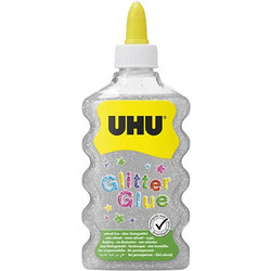 UHU ΧΡΥΣΟΚΟΛΛΑ GLITTER ΜΠΟΥΚΑΛΙ 177ml ΑΣΗΜΙ