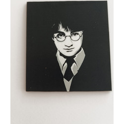 Ξύλινο διακοσμητικό Harry Potter - 20εκ με βάση, Όχι τρύπα