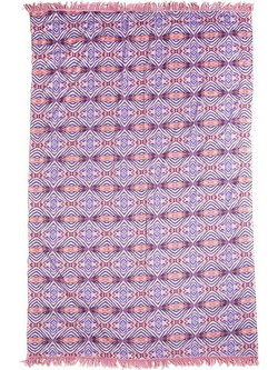 Bluepoint Πετσέτα Παρεό Θαλάσσης Μωβ 100x180cm 22086066-11