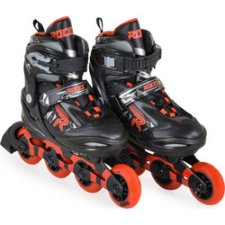 Roces Moody Boy JR Inline Rollers Παιδικά Μαύρα Κόκκινα