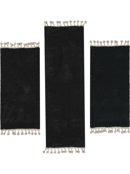 SILKY SHAGGY BLACK Bedroom Set