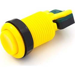 32mm Arcade Button Yellow