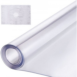 Προστατευτικό Τραπέζι VEVOR PVC 42x96 Inch (106,7x243,8 cm) Διαφανές Πλαστικό Προστατευτικό Γραφείου 1,5mm Πάχος