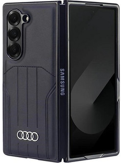 Audi Synthetic Leather MagSafe Θήκη Black (Samsung Galaxy Z Fold 6)