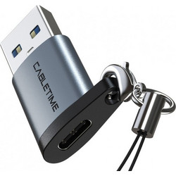 Αντάπτορας USB-c Σε USB Ct-amcf 10.5W 5gbps Γκρι CABLETIME 5210131038451