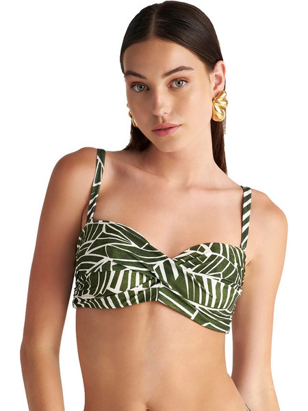 BLU4U Bikini Top Strapless Κυπαρισσί Μπεζ 25366112D-26