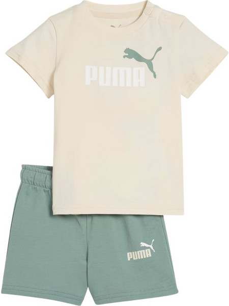 Puma Minicats Ess ΠΑΙΔΙΚΟ ΣΕΤ (686285-87) - Μπεζ