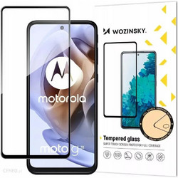 Wozinsky Full Glue Tempered Glass Black (Moto G51)