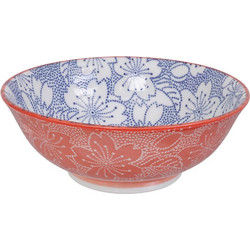 Πορσελάνινο Μπωλ Tokyo Design Studio Mixed Sakura Dot Bowl Red White Blue