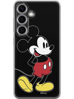 Disney Case Samsung Galaxy S24 Mickey Full Print Smiley Black