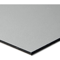 Etalbond MultipanelUK Αγγλίας 3mm 0.20mm λευκό-ασημί 122Χ305 OEM