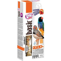 Lolo Pets Smakers Basic Finch & Exotic Birds with Fruits 60gr