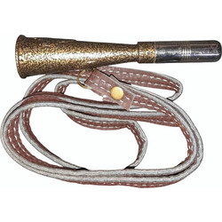 Flats Good-217 Ντουντούκα Αντικέ με Δερμάτινο Λουρί 13cm