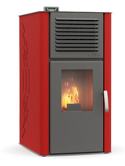 Thermogatz Idro GSP 33 Red Σόμπα Pellet Καλοριφέρ 33.2kW