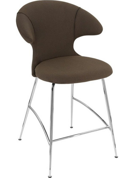 Σκαμπό Time Flies 590-10C5913-2 51x56x102cm Mocca-Chrome Umage