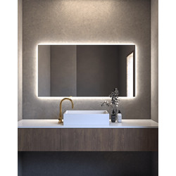 Καθρέπτης Square Project Mirrors με κρυφό φωτισμό led Διάσταση: 60x120, Διακόπτης Αφής: Ναι, Τοποθέτηση: Οριζόντια