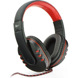 Art Nemezis Gaming Headset Over Ear Black Red