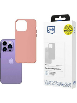 3mk Lychee Matt Back Cover Pink (iPhone 14 Pro)