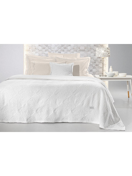ΚΟΥΒΕΡΤΑ KING SIZE PORTOBELLO WHITE 260X250 GUY LAROCHE