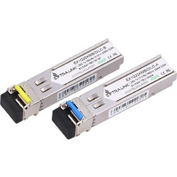 EXTRALINK Sfp Wdm 1.25G 1310/1550nm | Sfp Module | Single mode, 20km, LC, DDM, Pair - (EX.6204)