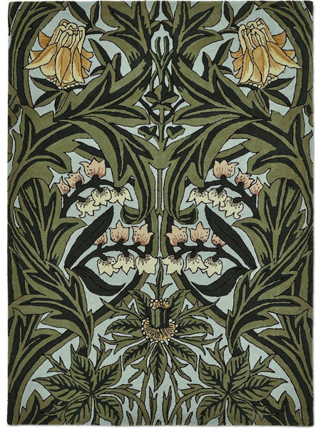 Morris @ Co. Bluebell Χαλί Ορθογώνιο 140x200cm 127607 Leafy Arbour