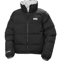 Helly Hansen Yu 23 Γυναικείο Μπουφάν Χειμωνιάτικο Puffer Κοντό Μαύρο Λευκό 54061-990