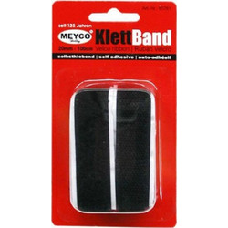 Meyco Klett Band Μαύρη Αυτοκόλλητη Ταινία Χριτς Χρατς Μαύρη 20mmx1m