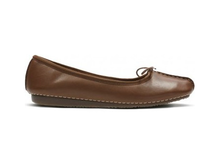 Clarks ΡΟΚΑΚΙ FRECKLE ICE 20352930 DARK TAN LEATHER Clarks