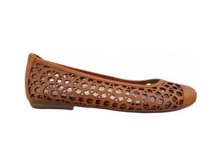 Gatzelis Shoes ΡΟΚΑΚΙ ΓΥΝΑΙΚΕΙΟ 17195 TAN LEATHER Gatzelis Shoes