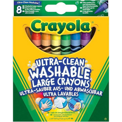 Crayola iLavabilissimi Washable Κηρομπογιές Σετ 8τμχ