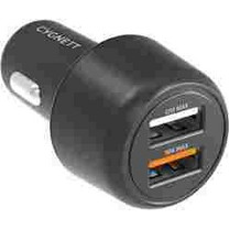 CYGNETT Φορτιστής Αυτοκινήτου CarPower 30W , 2X Θύρες USB-A - ΜΑΥΡΟ - CY-CY3680CYCCH