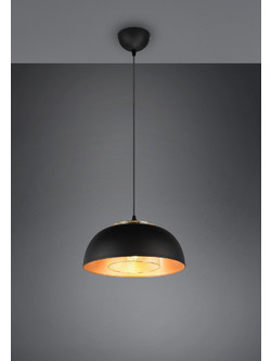 RL Lighting Punch RL Κρεμαστό Φωτιστικό Οροφής Μονόφωτο E27 Χρυσό R30811932
